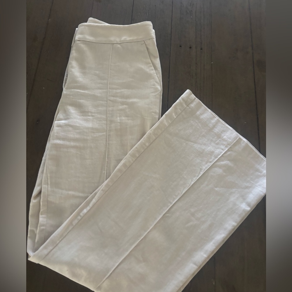 Loft cotton/linen trouser pants 6